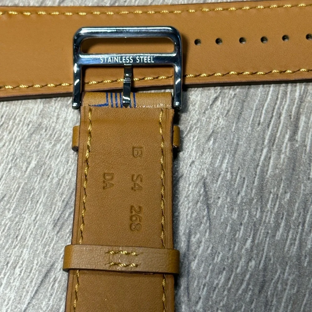 Hermes Smartwatch with Brown and Silver Accents